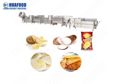 Dây chuyền chế biến khoai tây chiên bán tự động 200kg / H