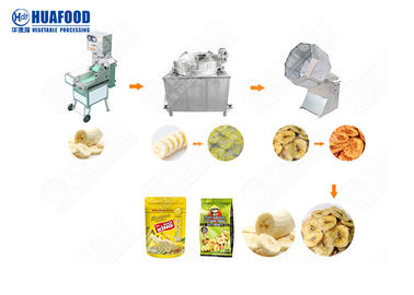Máy ăn nhẹ tự động Làm dây chuyền sản xuất Chips Plant Chips Banana