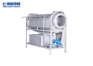 Máy giặt rau đa năng loại trống 300 - 2000 Kg / H Công suất thiết bị rửa thực phẩm