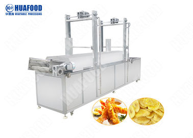 Hành tây Plantain Chips Máy chế biến thực phẩm ăn nhẹ Công suất 48kw Điều chỉnh nhiệt độ