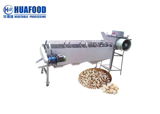 Máy chế biến thực phẩm tự động 800KG / giờ Máy phân loại màu tỏi bóc vỏ