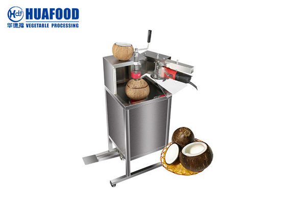 600 chiếc / h Máy khoét lỗ dừa bằng điện Máy cắt dừa tươi xanh