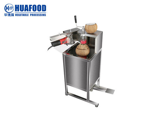 600 chiếc / h Máy khoét lỗ dừa bằng điện Máy cắt dừa tươi xanh